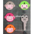 factory manufactured clever monkey head shape soft pvc batman key cover